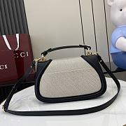 Fortok Gucci Blondie Small Top Handle Bag Black Canvas 815714 27x17x7cm - 2