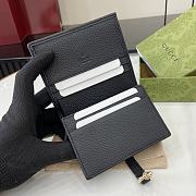 Fortok Gucci Jackie 1961 Card Case Wallet Black 645536 11x8.5x3cm - 3