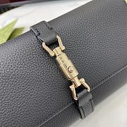 Fortok Gucci Jackie 1961 Chain Wallet Black 652681 19x11x3.5cm - 2