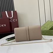 Fortok Gucci Jackie 1961 Chain Wallet Beige 652681 19x11x3.5cm - 5