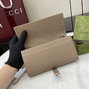 Fortok Gucci Jackie 1961 Chain Wallet Beige 652681 19x11x3.5cm - 3