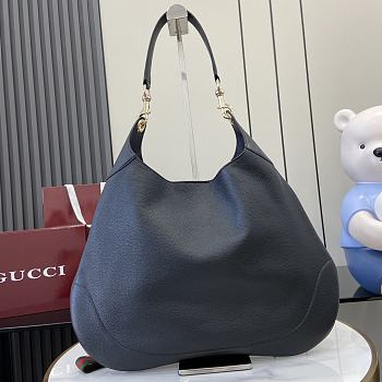 Fortok Gucci B Medium Shoulder Bag Black 820169 49x46x4cm