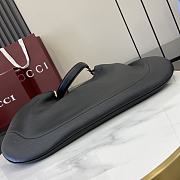 Fortok Gucci B Medium Shoulder Bag Black 820169 49x46x4cm - 6