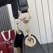 Fortok Gucci B Medium Shoulder Bag Black 820169 49x46x4cm - 4