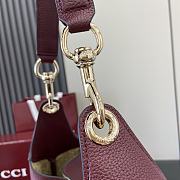 Fortok Gucci B Medium Shoulder Bag Burgundy 820169 49x46x4cm - 5
