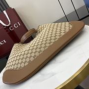 Fortok Gucci B Medium Shoulder Bag Beige & Brown 820169 49x46x4cm - 5