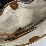 Fortok Gucci B Medium Shoulder Bag Beige & Brown 820169 49x46x4cm - 3