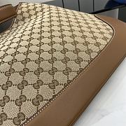Fortok Gucci B Medium Shoulder Bag Beige & Brown 820169 49x46x4cm - 2