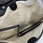 Fortok Gucci B Medium Shoulder Bag Black Canvas 820169 49x46x4cm - 3