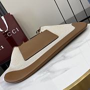 Fortok Gucci B Medium Shoulder Bag Beige Canvas 820169 49x46x4cm - 5