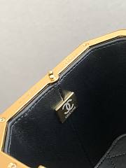 Fortok Chanel Tea Box Minaudiere Resin, Enamel, Imitation Pearls & Gold-Tone Metal Black & Gold - 3