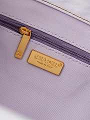 Fortok Chanel Shopping Bag Printed Denim Pink Ivory AS4719 30x45x9.5cm - 4