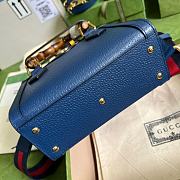 Fortok Gucci Diana Small Tote Bag Dark Blue 660195 27cm - 5