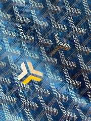 Fortok Goyard Goyardine Dark Blue St. Louis Tote Bag 40x20x34cm  - 5