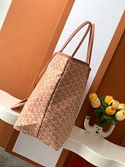 Fortok Goyard Goyardine Pearly Coral St. Louis Tote Bag 40x20x34cm  - 6