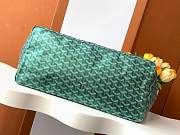 Fortok Goyard Goyardine Green St. Louis Tote Bag 40x20x34cm  - 5