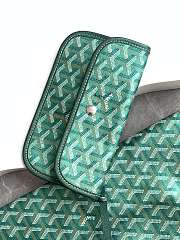 Fortok Goyard Goyardine Green St. Louis Tote Bag 40x20x34cm  - 2
