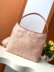 Fortok Goyard Goyardine Hobo Bag Pearly Coral 43x14x27cm - 3
