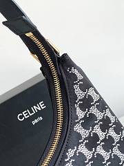 Fortok Celine Ava Triomphe Diamond Frosted Handbag 24.5x17x9cm - 2
