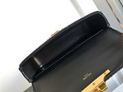 Fortok Celine Sequin Arc de Triomphe Chain Bag Black 197993 20.5x10.5x4cm - 5