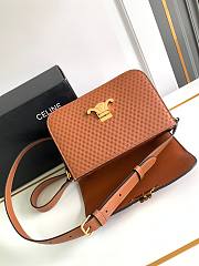 Fortok Celine Arc de Triomphe Bag Brown 22x16.5x7cm - 5