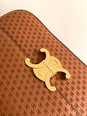 Fortok Celine Arc de Triomphe Bag Brown 22x16.5x7cm - 6