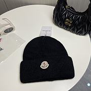 Fortok Moncler Classic Knitted Beanie Black - 1