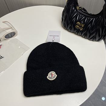 Fortok Moncler Classic Knitted Beanie Black