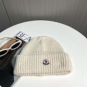 Fortok Moncler Classic Knitted Beanie White - 1
