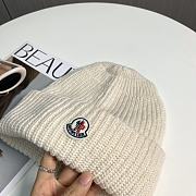 Fortok Moncler Classic Knitted Beanie White - 5