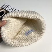 Fortok Moncler Classic Knitted Beanie White - 3