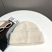 Fortok Moncler Classic Knitted Beanie White - 4