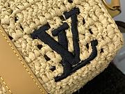 Fortok Louis Vuitton Keepall Bandoulière 25 Bag Natural Beige Damier Raffia M25010 15x11x25cm - 2