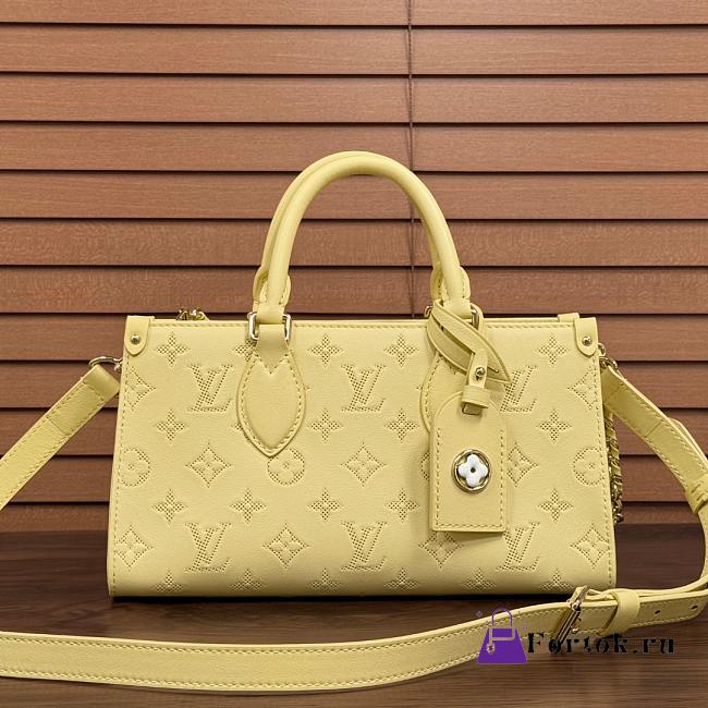 Fortok Louis Vuitton OnTheGo East West Bag Yellow M11273 25x13x10cm - 1