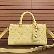 Fortok Louis Vuitton OnTheGo East West Bag Yellow M11273 25x13x10cm - 1
