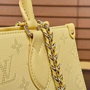 Fortok Louis Vuitton OnTheGo East West Bag Yellow M11273 25x13x10cm - 2