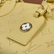 Fortok Louis Vuitton OnTheGo East West Bag Yellow M11273 25x13x10cm - 3