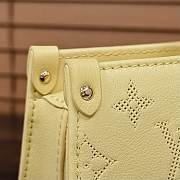 Fortok Louis Vuitton OnTheGo East West Bag Yellow M11273 25x13x10cm - 5