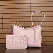 Fortok Louis Vuitton 24 CarryAll Bag Pink M47082 29x24x12cm - 6