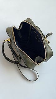 Fortok Miu Miu Military Green Arcadie Leather Bag 27x12x9cm - 2