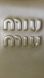 Fortok Miu Miu Green Leather Beau Bag 34.5x22x12cm - 5
