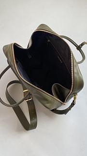 Fortok Miu Miu Green Leather Beau Bag 34.5x22x12cm - 2
