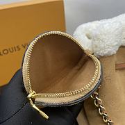 Fortok Louis Vuitton Bella Bag Beige Suede Leather M11839 19x22x14cm - 6