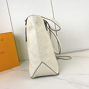 Fortok Louis Vuitton Mezzo Bag White M47134 43x33x16cm - 4
