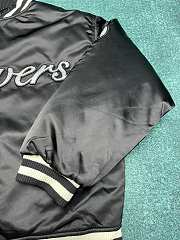 Fortok Louis Vuitton Embroidered Nylon Baseball Blouson Black - 3