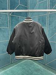 Fortok Louis Vuitton Embroidered Nylon Baseball Blouson Black - 2