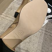 Fortok Chanel Beige Leather Ankle Boots - 5