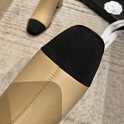 Fortok Chanel Beige Leather Ankle Boots - 3