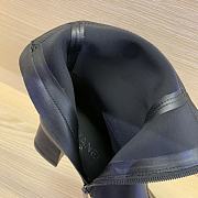 Fortok Chanel Black Leather Ankle Boots - 4