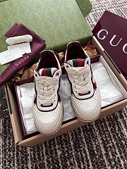 Fortok Gucci Re-Web Sneakers White & Burgundy - 2